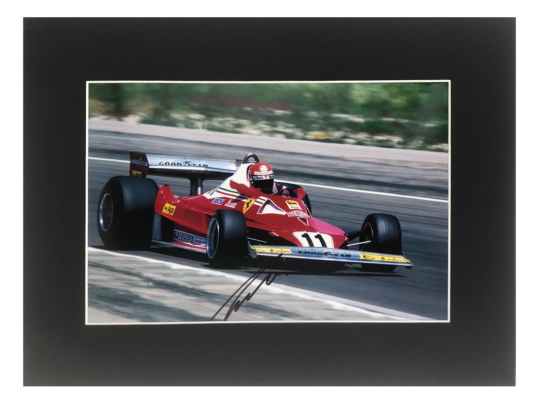 Niki Lauda Signed Photo Large Framed Display Formula One Autograph Memorabilia