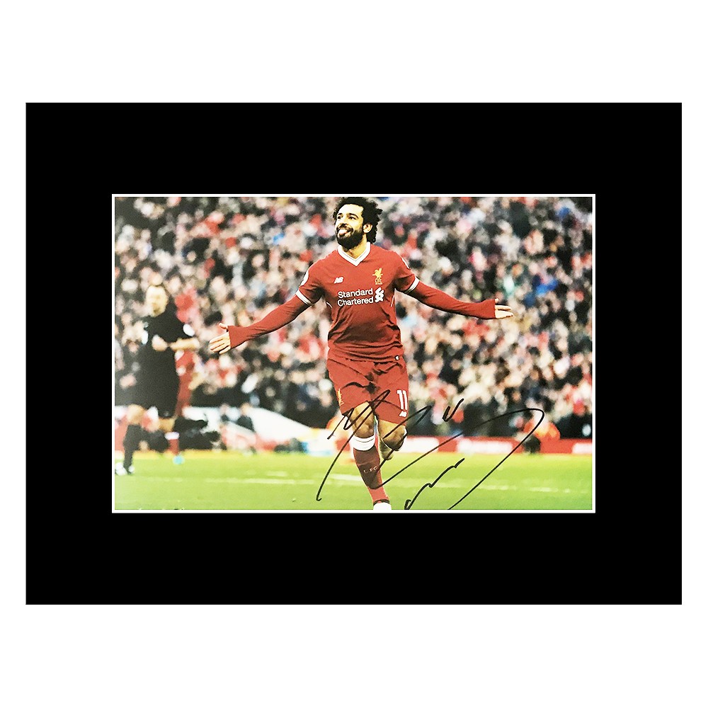Signed Mo Salah Photo Display - Liverpool FC Icon Autograph