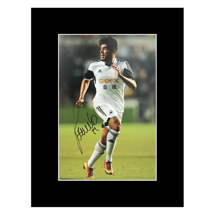 Signed Alejandro Pozuelo Photo Display - Swansea City Autograph