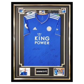 Leicester City Football Club Past & Present Stadium Framed Picture Shirts LCFC