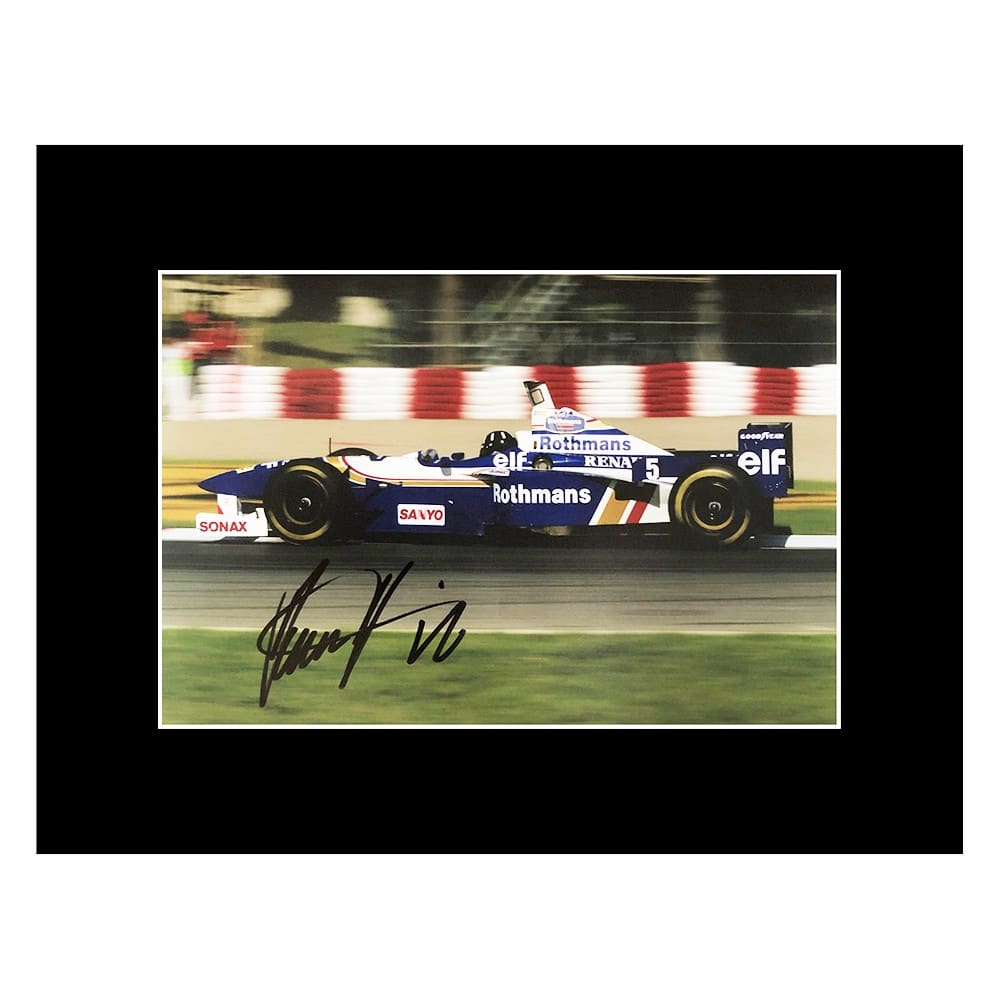 Signed Damon Hill Photo Display - 16x12 Formula One Icon Autograph