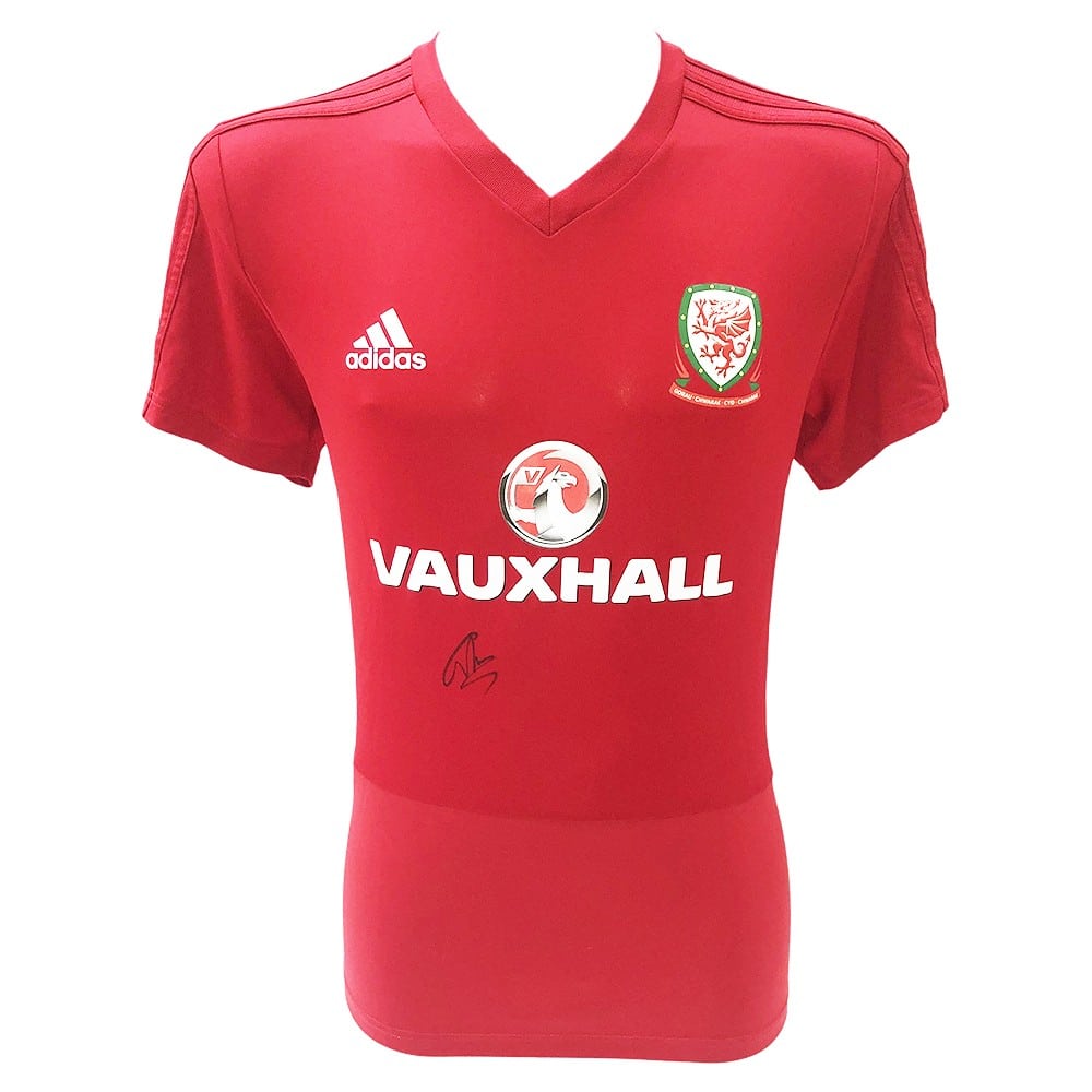 Signed Ethan Ampadu Jersey - Wales World Cup 2022 Shirt