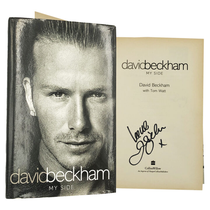 Signed David Beckham Autobiography - My Side Autograph