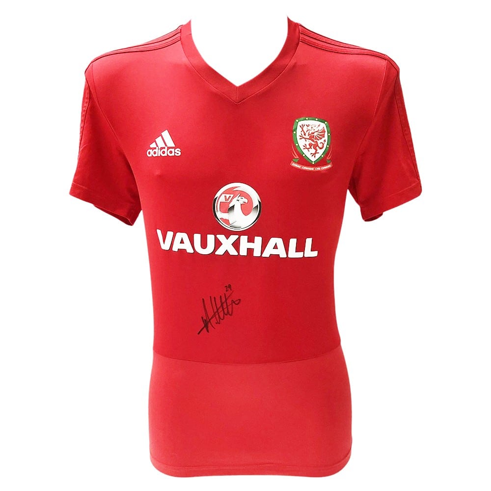 Signed Mark Harris Jersey - Wales World Cup 2022
