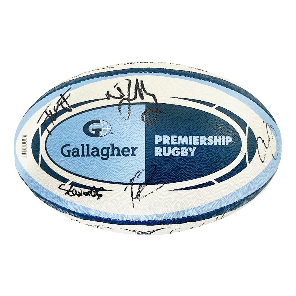 Signed Leicester Tigers Ball - Premiership Rugby Champions 2022