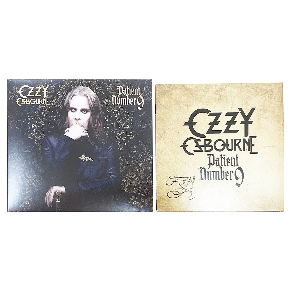 Signed Ozzy Ozbourne CD - Patient Number 9 - Rare