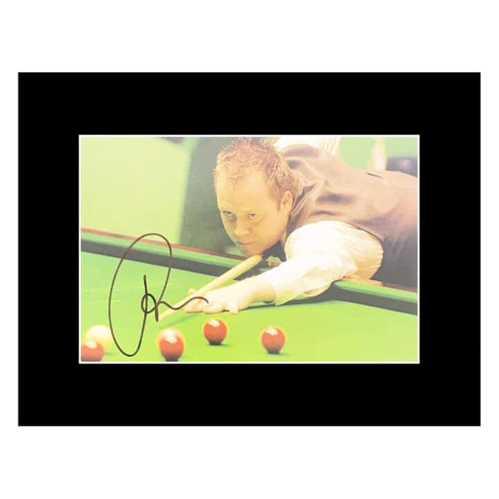 Signed John Higgins Photo Display - 16x12 Snooker World Champion
