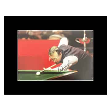 Signed Dennis Taylor Photo Display - 16x12 Snooker Icon Autograph