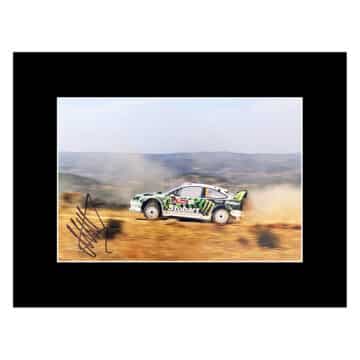 Signed Malcolm Wilson Photo Display - 16x12 Rally Car Icon Autograph