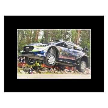 Signed Suninen & Markkula Photo Display - 16x12 Rally Car Icons Autograph