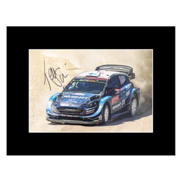 Signed Teemu Suninen Photo Display - 16x12 Rally Car Autograph