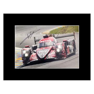 Signed Lotterer & Jani Photo Display - 16x12 Endurance Racing Icons