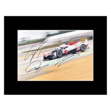 Signed Kobayashi, Conway & Lopez Photo Display - 16x12 Endurance Racing Autograph
