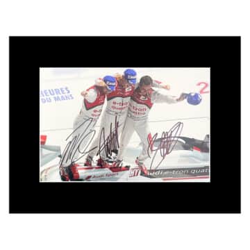 Signed Treluyer, Fassler & Lotterer Photo Display - 16x12 Endurance Racing Autograph