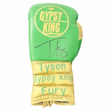 Signed Tyson Fury Glove - Boxing World Champion Autograph
