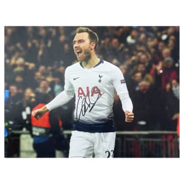 Signed Christian Eriksen Poster Photo - Tottenham Hotspur Icon Autograph