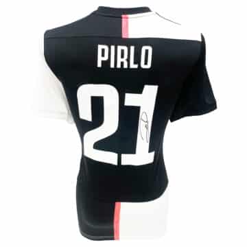 Andrea Pirlo Signed Shirt  - Juventus Icon Autograph Jersey