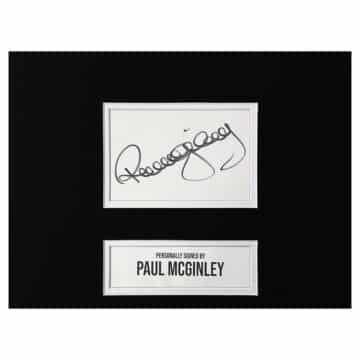 Signed Paul McGinley Display - 10x8 Golf Icon Autograph