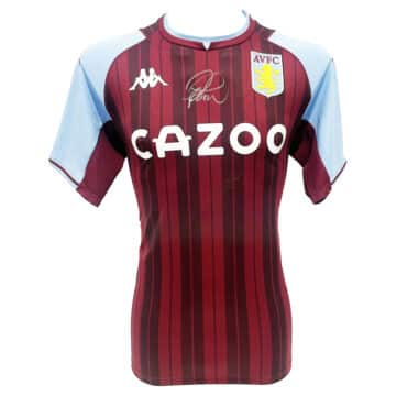 Philippe Coutinho Signed Shirt - Aston Villa Icon Jersey
