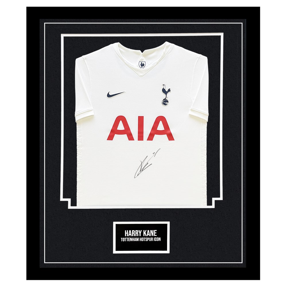Harry Kane Signed Framed Shirt - Tottenham Hotspur Icon