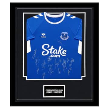 Everton Football Club Signed Framed Shirt - Premier League 2023