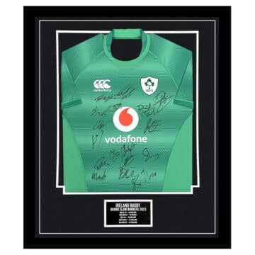 Signed Ireland Rugby Framed Jersey - Grand Slam Winners 2023