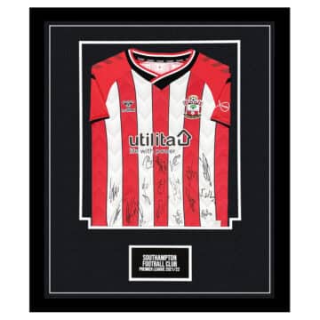 Southampton Football Club Signed Framed Shirt - Premier League 202122