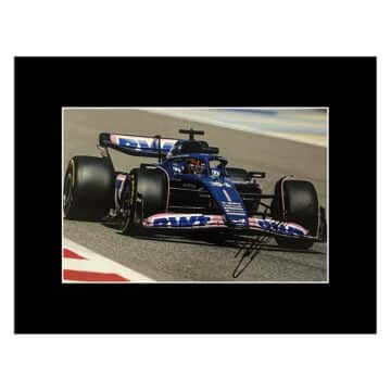 Esteban Ocon Signed Photo Display - 16x12 Formula 1 Icon 2023