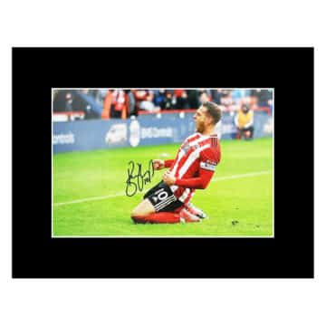 Billy Sharp Signed Photo Display - 16x12 Sheffield United Icon