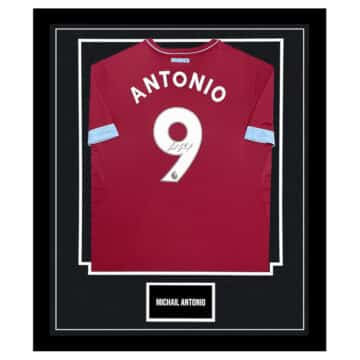 Michail Antonio Signed Framed Shirt - West Ham United FC Icon