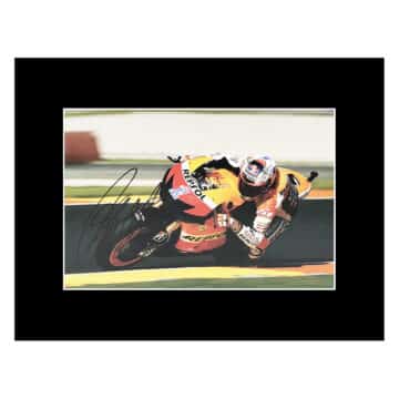 Signed Casey Stoner Photo Display - 16x12 MotoGP World Champion Icon