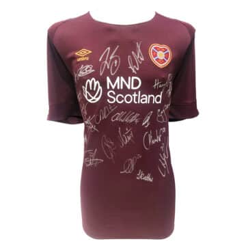 Signed Heart of Midlothian FC Shirt - Scottish Premiership Squad