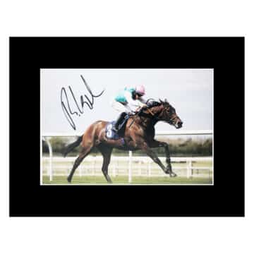 Signed Richard Kingscote Photo Display 16x12 - Horse Racing Icon