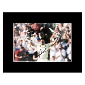 Signed Rory Burns Photo Display 16x12 - England Cricket Autograph
