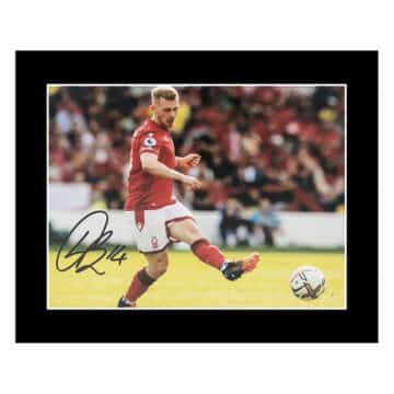 Signed Lewis O’Brien Photo Display 12×10 – Nottingham Forest Icon