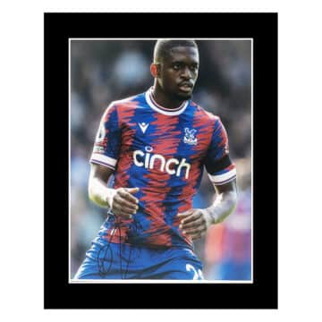 Signed Cheick Doucoure Photo Display 12×10 – Crystal Palace Icon