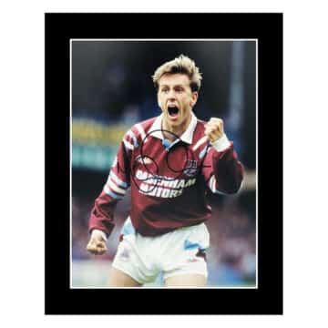 Signed Mark Robson Photo Display 12×10 – West Ham United Icon