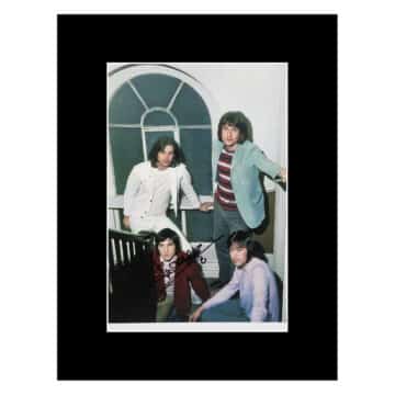 Signed Mick Avory Photo Display – 16×12 Music Icon