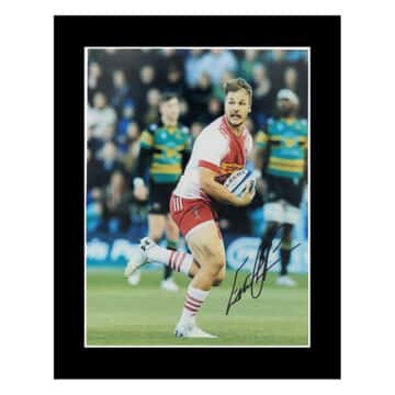 Signed Andre Esterhuizen Photo Display 12×10 – Harlequins Icon