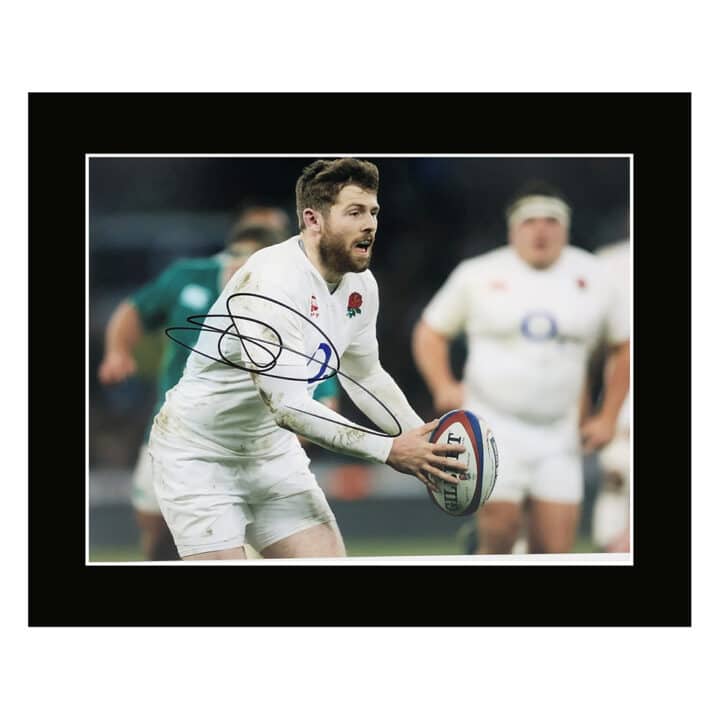 Signed Elliot Daly Photo Display 12×10 – England Icon