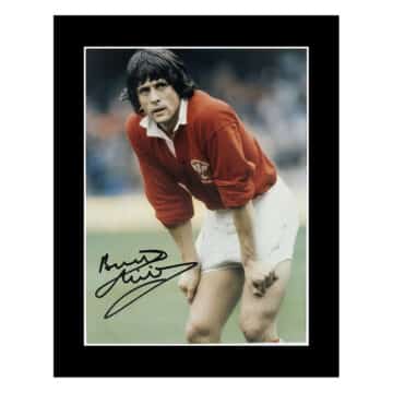 Signed Brynmor Williams Photo Display 12×10 – Wales Icon