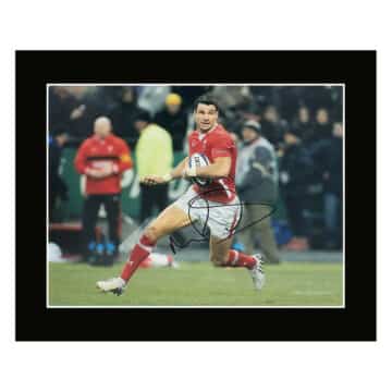 Signed Mike Phillips Photo Display 12×10 – Wales Icon