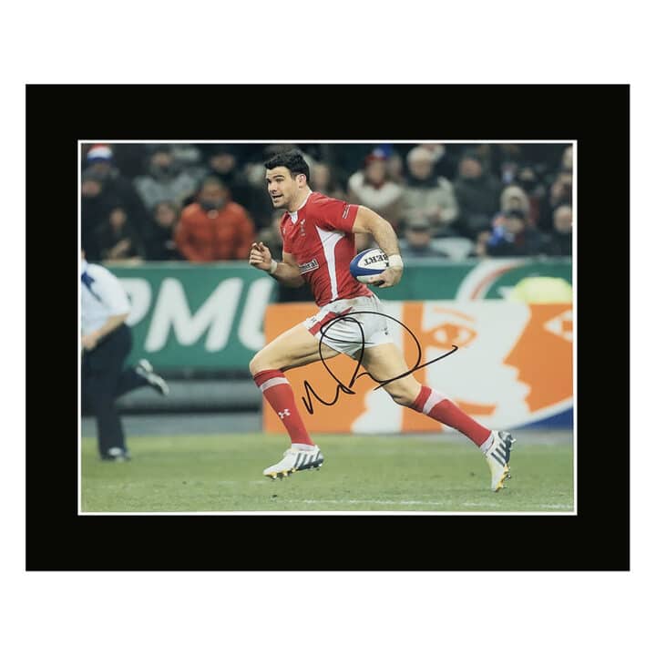 Signed Mike Phillips Photo Display 12x10 - Wales Rugby Icon