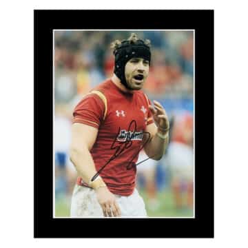 Signed Leigh Halfpenny Photo Display 12×10 – Wales Icon