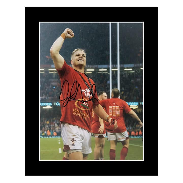 Signed Gareth Anscombe Photo Display 12×10 – Wales Icon