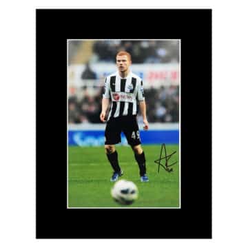 Signed Adam Campbell Photo Display 16x12 - Newcastle United Icon