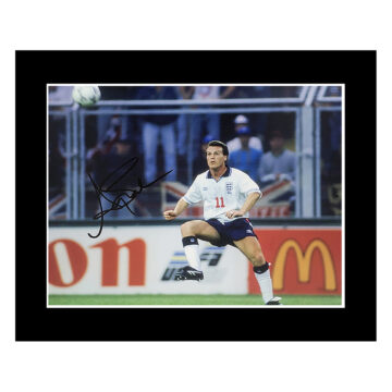 Signed Andy Sinton Photo Display 12x10 - England Icon Autograph