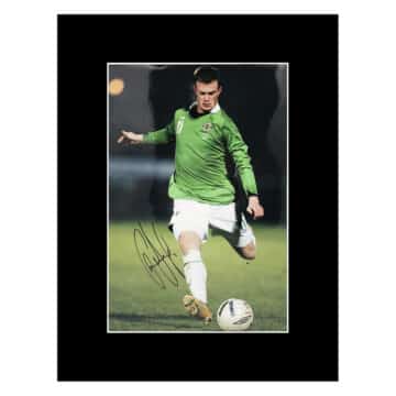 Signed Chris Brunt Photo Display 16x12 - Nothern Ireland Icon