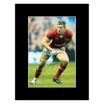 Signed Dan Lydiate Photo Display 16x12 - Wales Rugby Icon