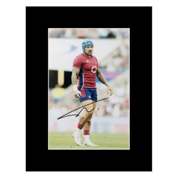 Signed Jack Nowell Photo Display 16x12 - England Rugby Icon